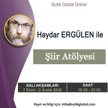Haydar Ergülen ile Şiir Atölyesi